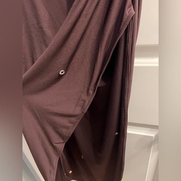 EYELET-DETAIL ASYMMETRIC DRESS NO OFFERS - Picture 9 of 10